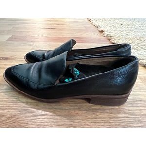 Madewell black leather shoes